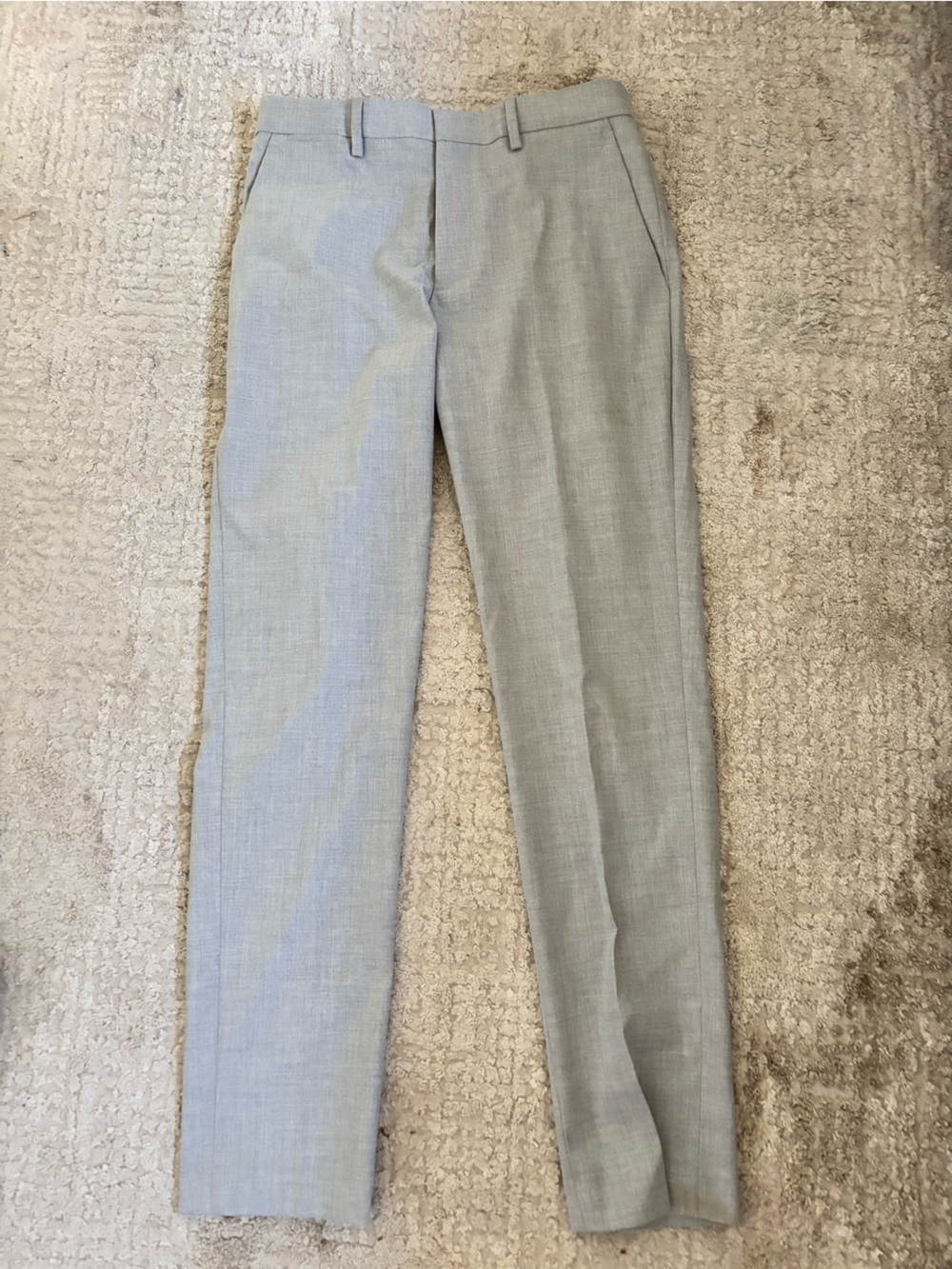 Men's Express Light Gray Dress Pants Extra Slim 30x32